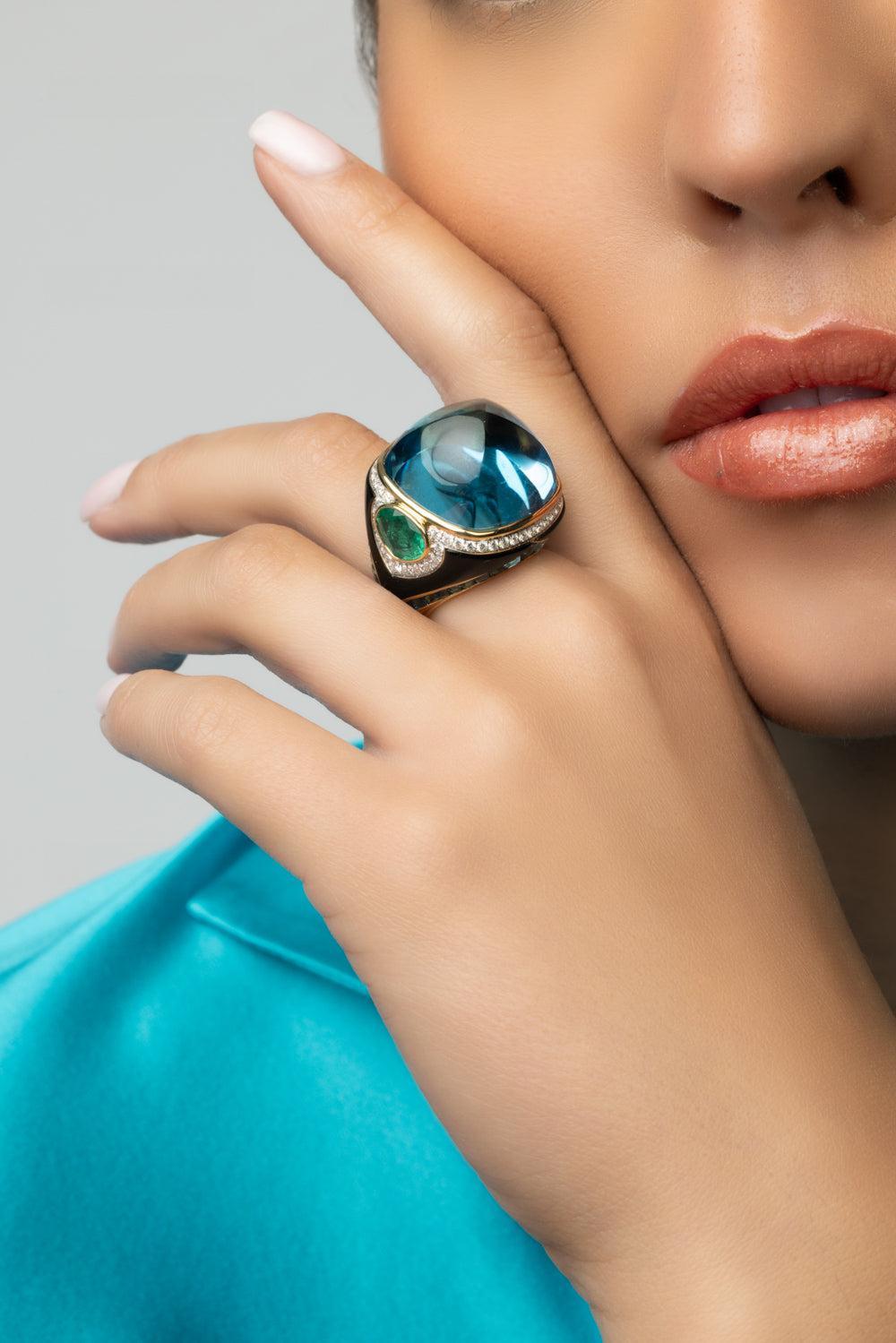 Minervina Ring-YELLOW GOLD-6.5-JEWELRYFINE JEWELRING-MARINA B