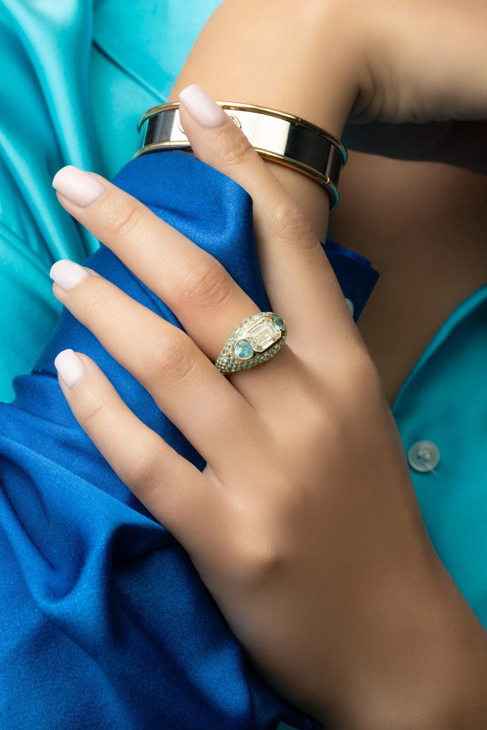 Albina Ring-YELLOW GOLD-6.5-JEWELRYFINE JEWELRING-MARINA B
