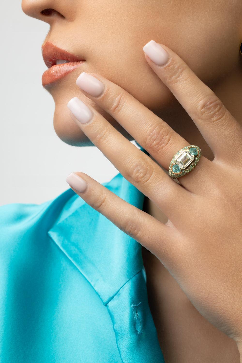 Albina Ring-YELLOW GOLD-6.5-JEWELRYFINE JEWELRING-MARINA B