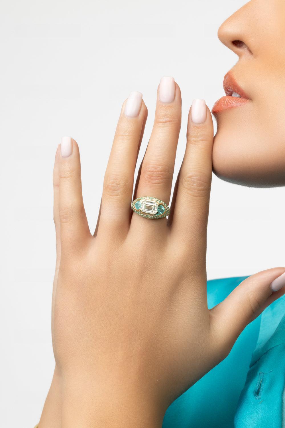 Albina Ring-YELLOW GOLD-6.5-JEWELRYFINE JEWELRING-MARINA B