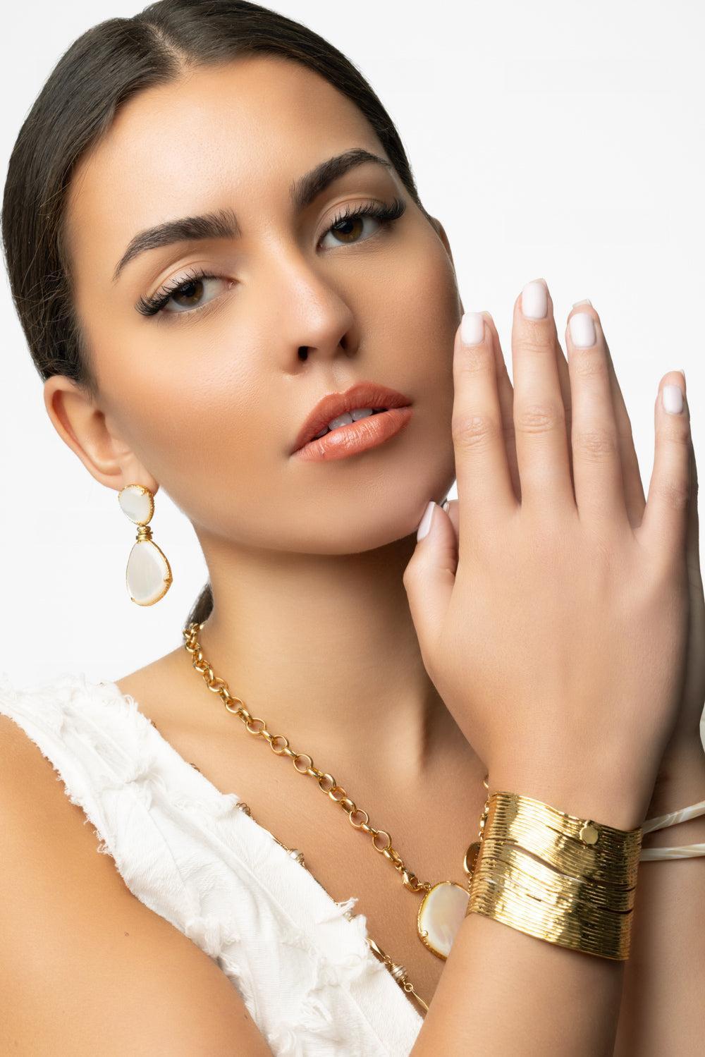 Small Pearl Silia Earrings-YELLOW-JEWELRYBOUTIQUEEARRING-GAS BIJOUX