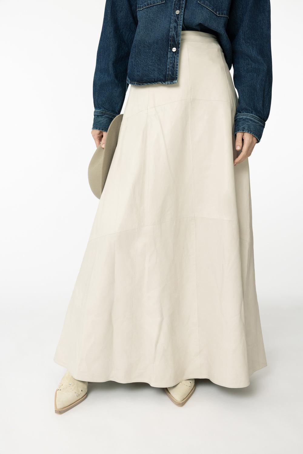 Kennedy Skirt-CREAM-2-CLOTHINGSKIRTMAXI-TWP