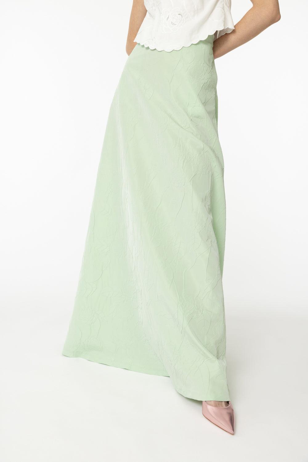 Caswell Long Skirt-MINTCMLI-34-CLOTHINGSKIRTMAXI-BERNADETTE