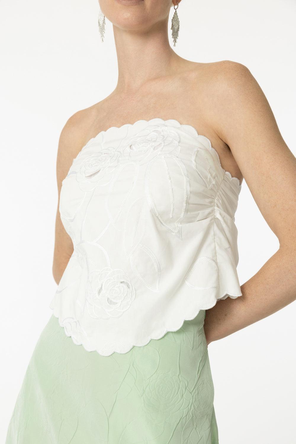 Petit Beurre Embroidered Bustier-IVOCMLIA-34-CLOTHINGTOPBLOUSE-BERNADETTE