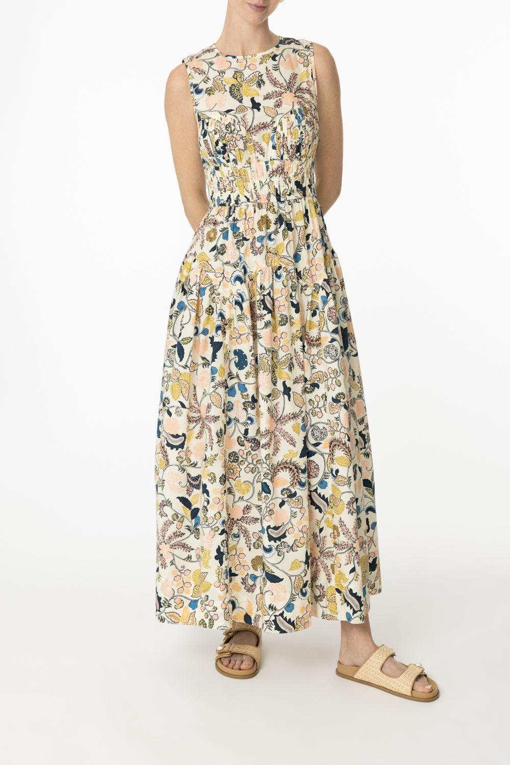 Elenora Dress-MAGNOLIA-2-CLOTHINGDRESSCASUAL-ULLA JOHNSON