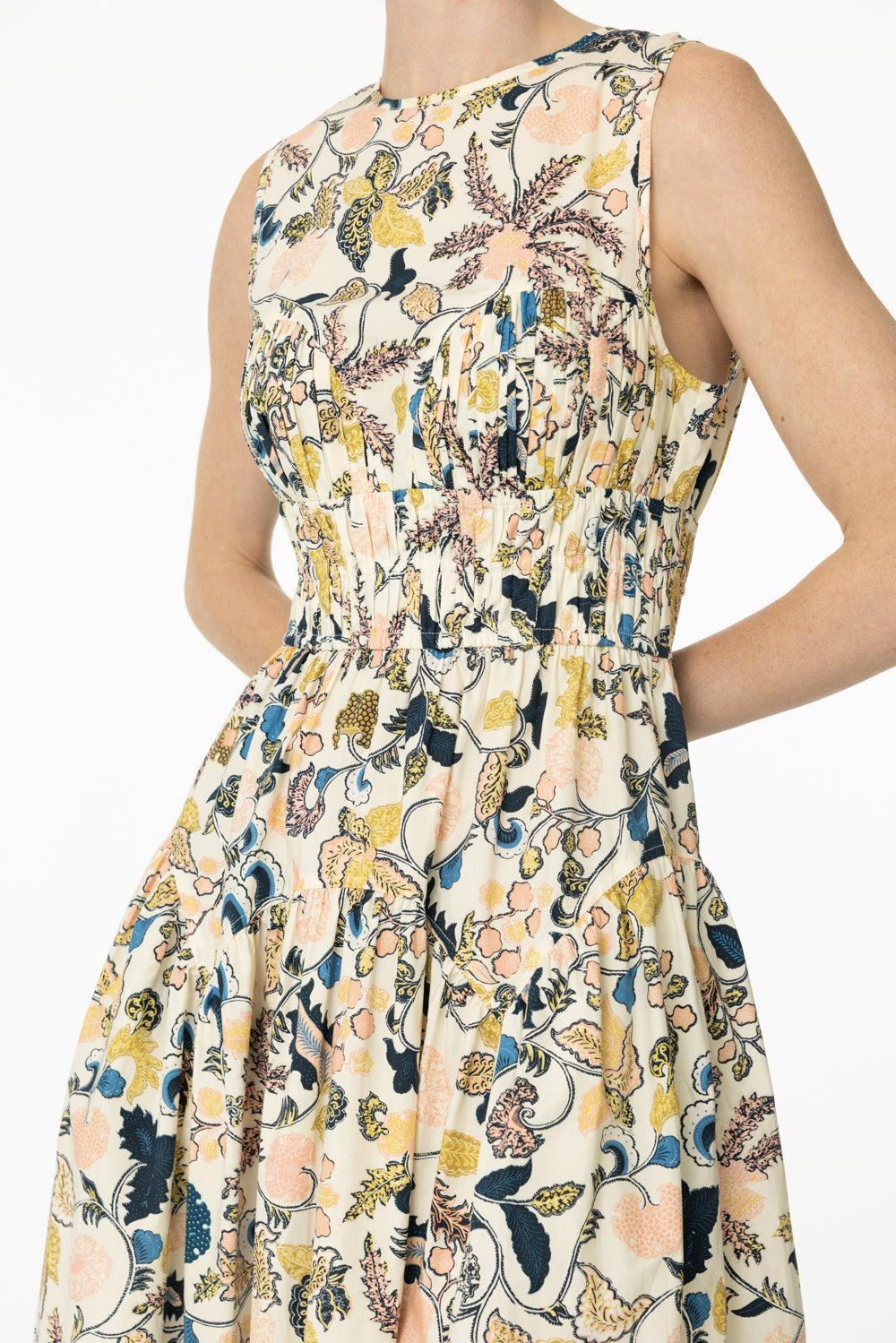 Elenora Dress-MAGNOLIA-2-CLOTHINGDRESSCASUAL-ULLA JOHNSON
