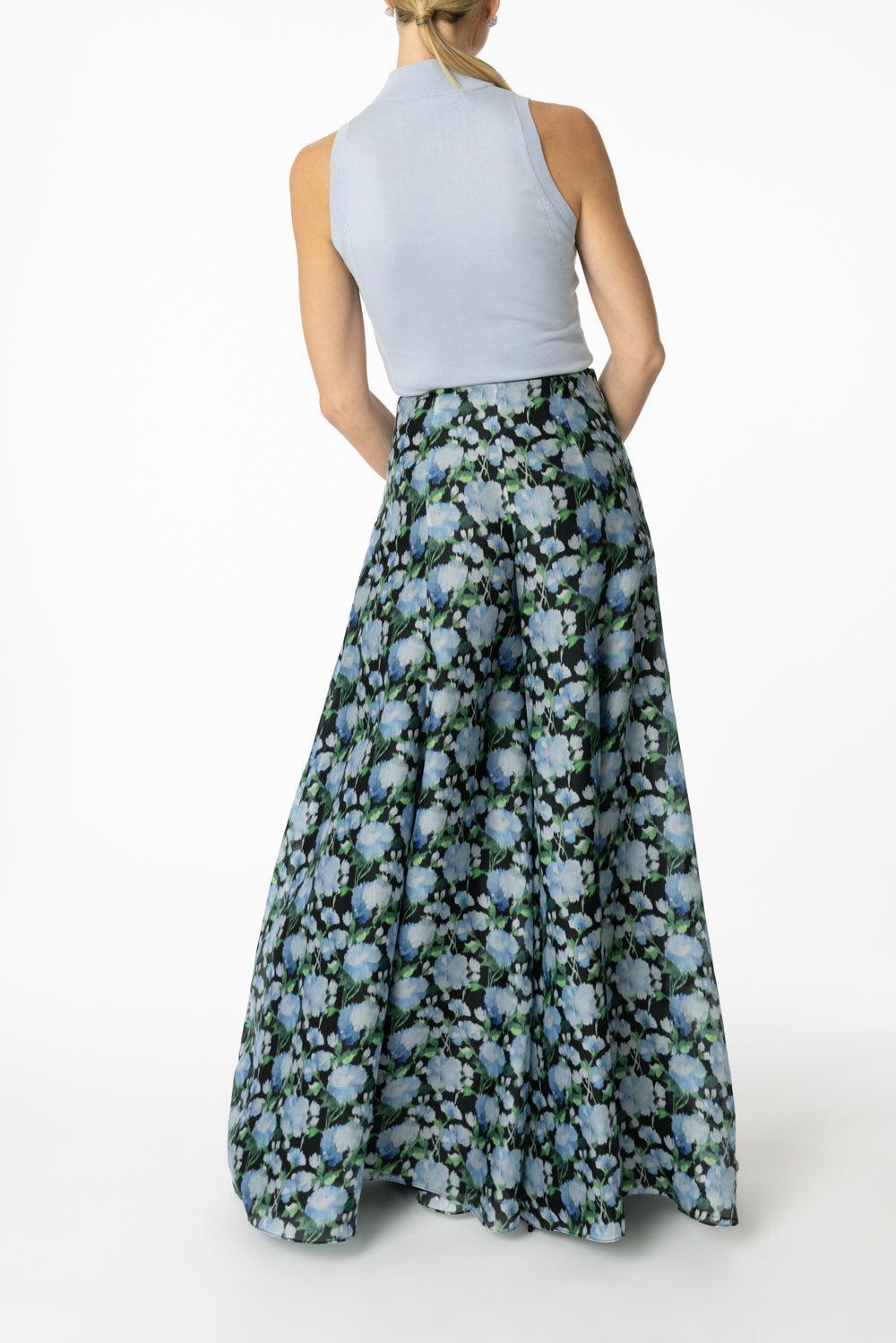 Sleeveless Mock Neck Top-CELESTE-S-CLOTHINGTOPKNITS-CAROLINA HERRERA