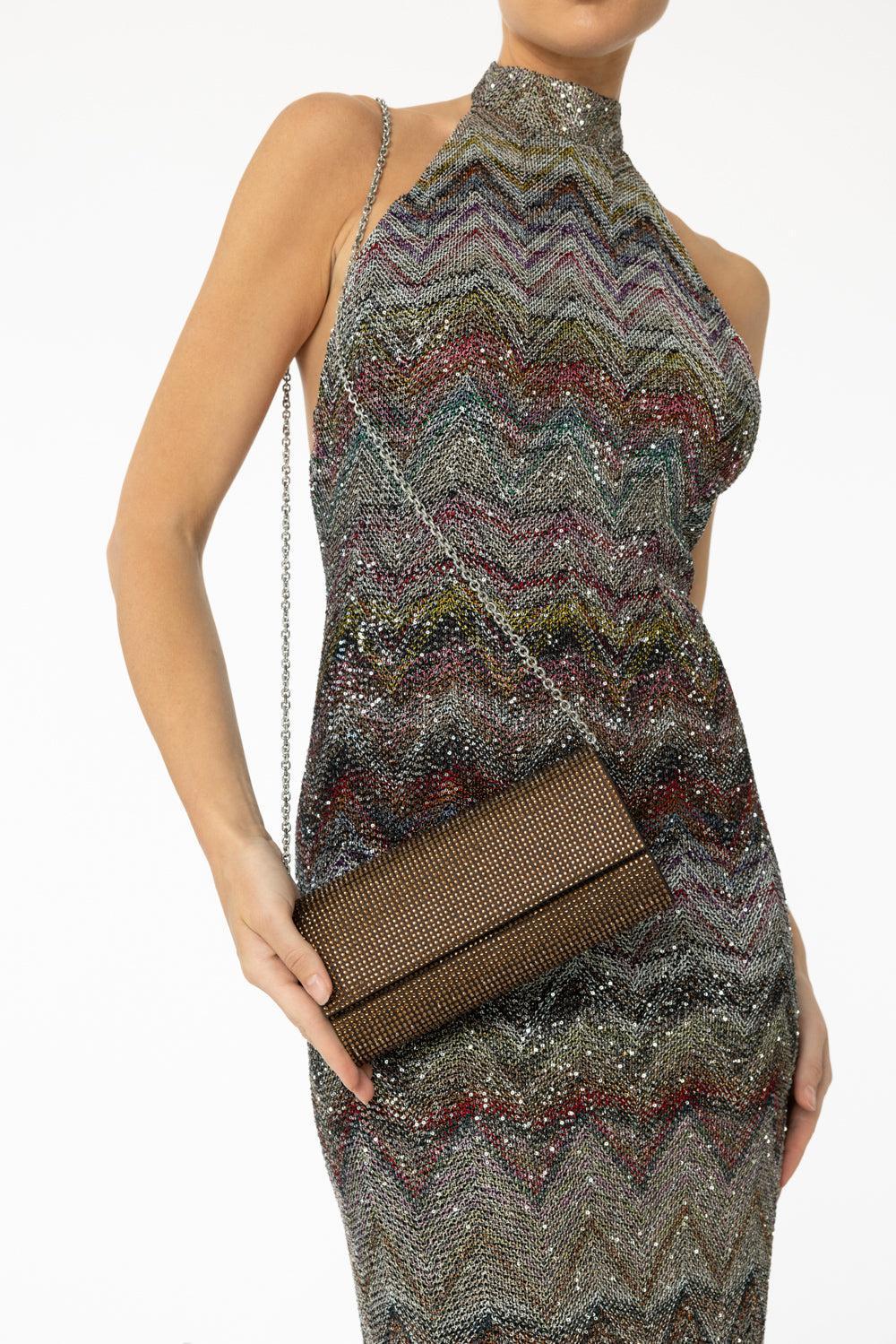 Perry Clutch - Chocolate-CHOCOLATE-O/S-HANDBAGCLUTCHES-JUDITH LEIBER
