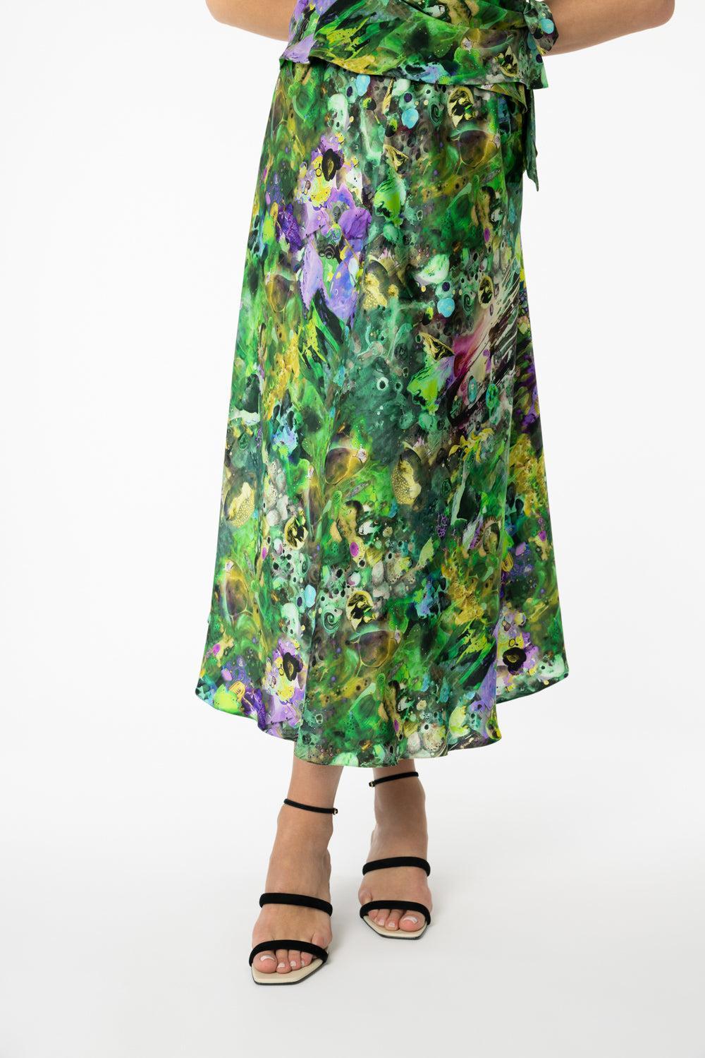 Fuel Midi Skirt-MYRIAD-S-CLOTHINGSKIRTMIDI-PETER COHEN