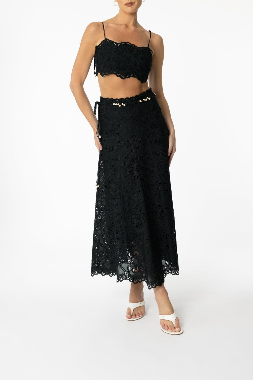 Rhiannon Embroidered Bodice-BLACK-1-CLOTHINGTOPTANK-ZIMMERMANN