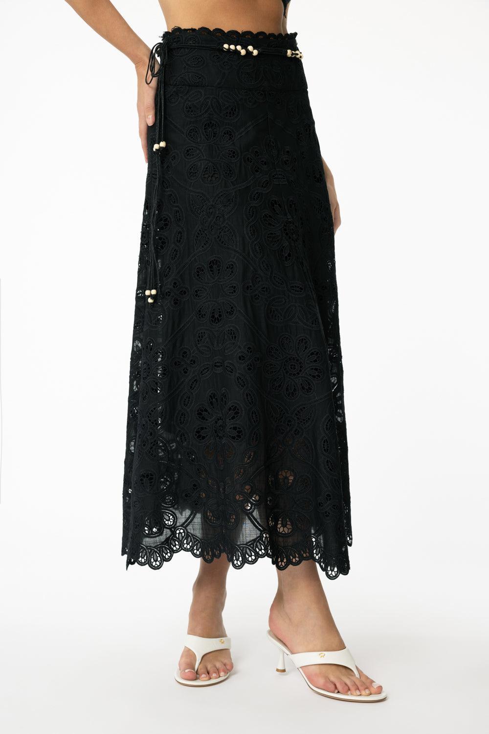 Rhiannon Embroidered Skirt-BLACK-1-CLOTHINGSKIRTMIDI-ZIMMERMANN