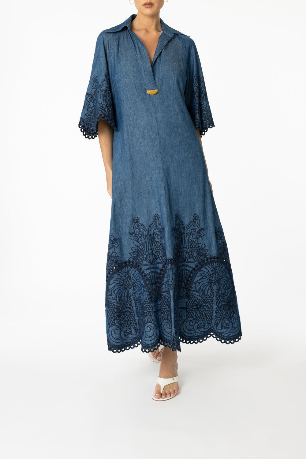 Coco Embroidered Dress-RAILWYBL-1-CLOTHINGDRESSCASUAL-ZIMMERMANN
