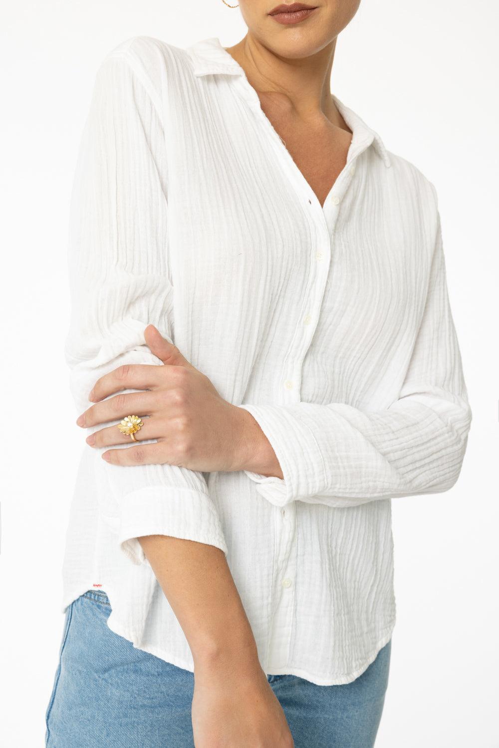 Scout Shirt - White-WHITE-XS-CLOTHINGTOPBLOUSE-XIRENA