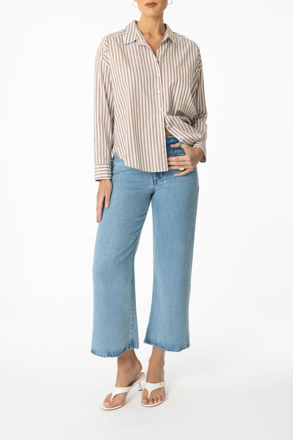 Jordy Shirt-CAFE-XS-CLOTHINGTOPBLOUSE-XIRENA
