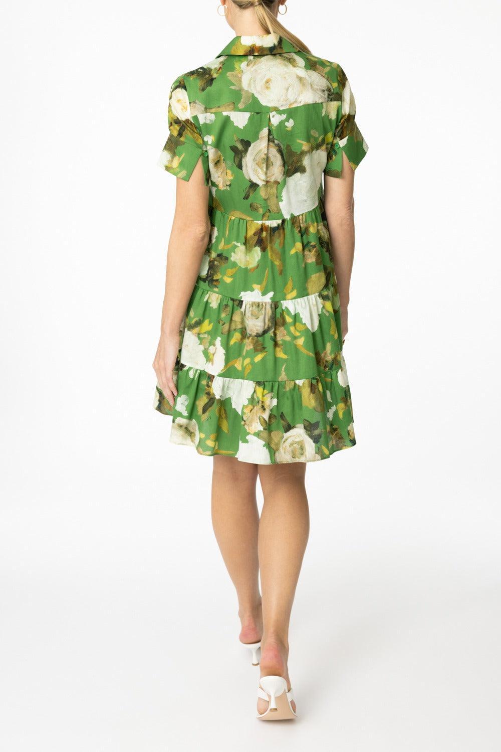Short Sleeve Shirt Dress-RSBQTOLV-2-CLOTHINGDRESSCASUAL-ERDEM