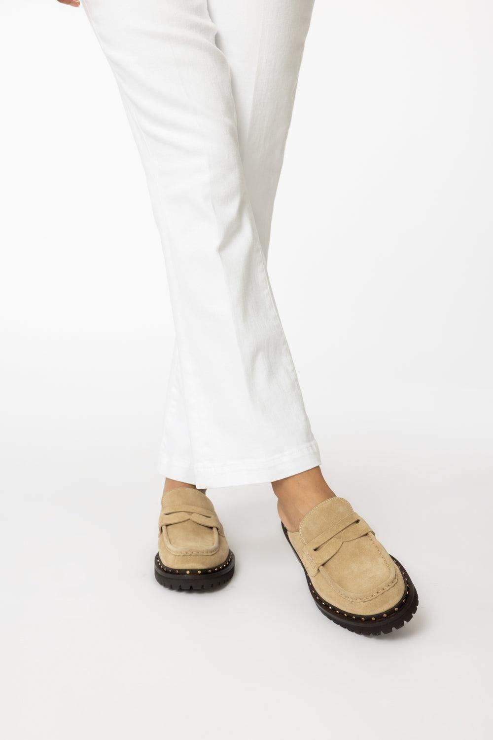 Jerry Rock Sabot Loafer-SAND-36-SHOEFLAT SHOE-GOLDEN GOOSE