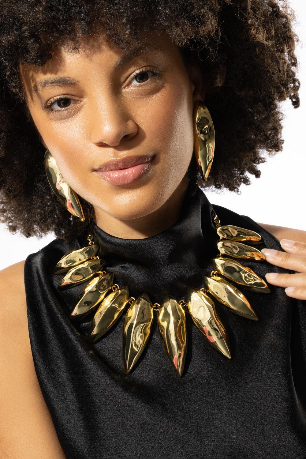 Brut Armor Earrings-YELLOW-JEWELRYBOUTIQUEEARRING-ALEXIS BITTAR