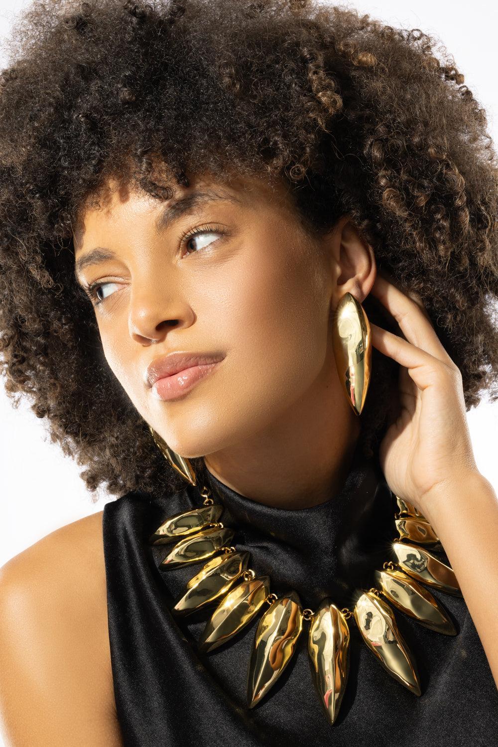 Brut Armor Earrings-YELLOW-JEWELRYBOUTIQUEEARRING-ALEXIS BITTAR
