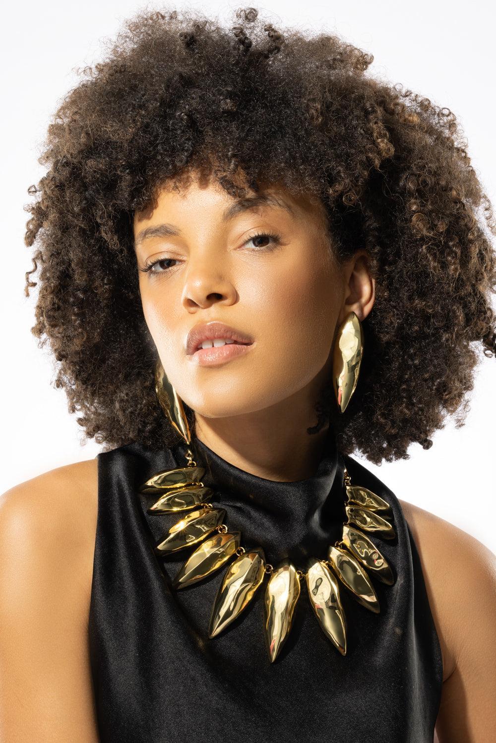 Brut Armor Earrings-YELLOW-JEWELRYBOUTIQUEEARRING-ALEXIS BITTAR