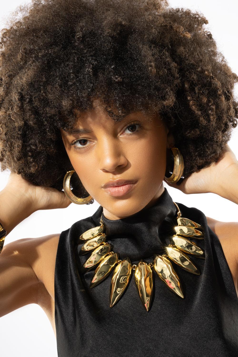 Brut Armor Necklace-YELLOW-JEWELRYBOUTIQUENECKLACE O-ALEXIS BITTAR