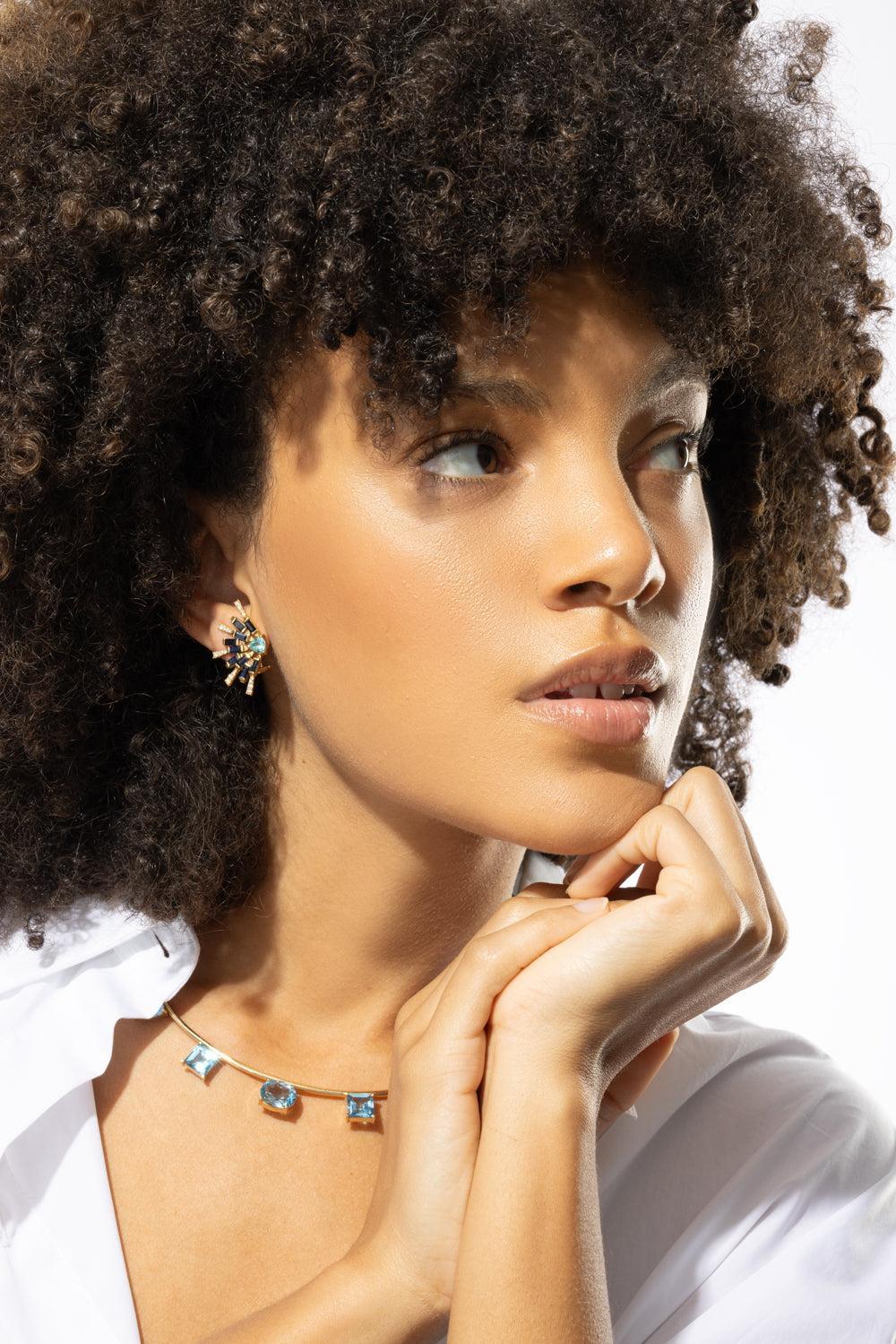 Mini Brinco Sunshine Earrings-YELLOW GOLD-JEWELRYFINE JEWELEARRING-CAROL KAUFFMANN