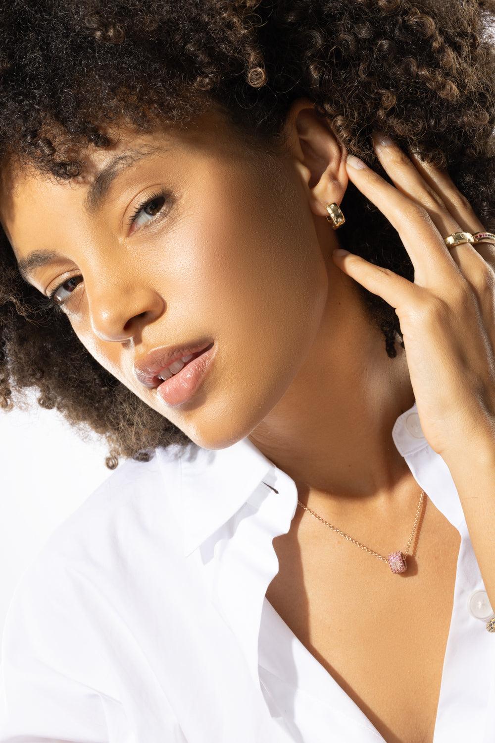 Diamond Ghost Earrings-YELLOW GOLD-JEWELRYFINE JEWELEARRING-FULLORD