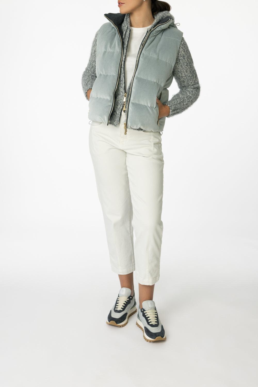 Zip Front Hooded Vest