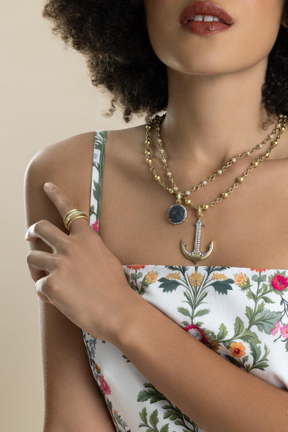 Ball Necklace-YELLOW GOLD-28-JEWELRYFINE JEWELNECKLACE O-SYLVA & CIE