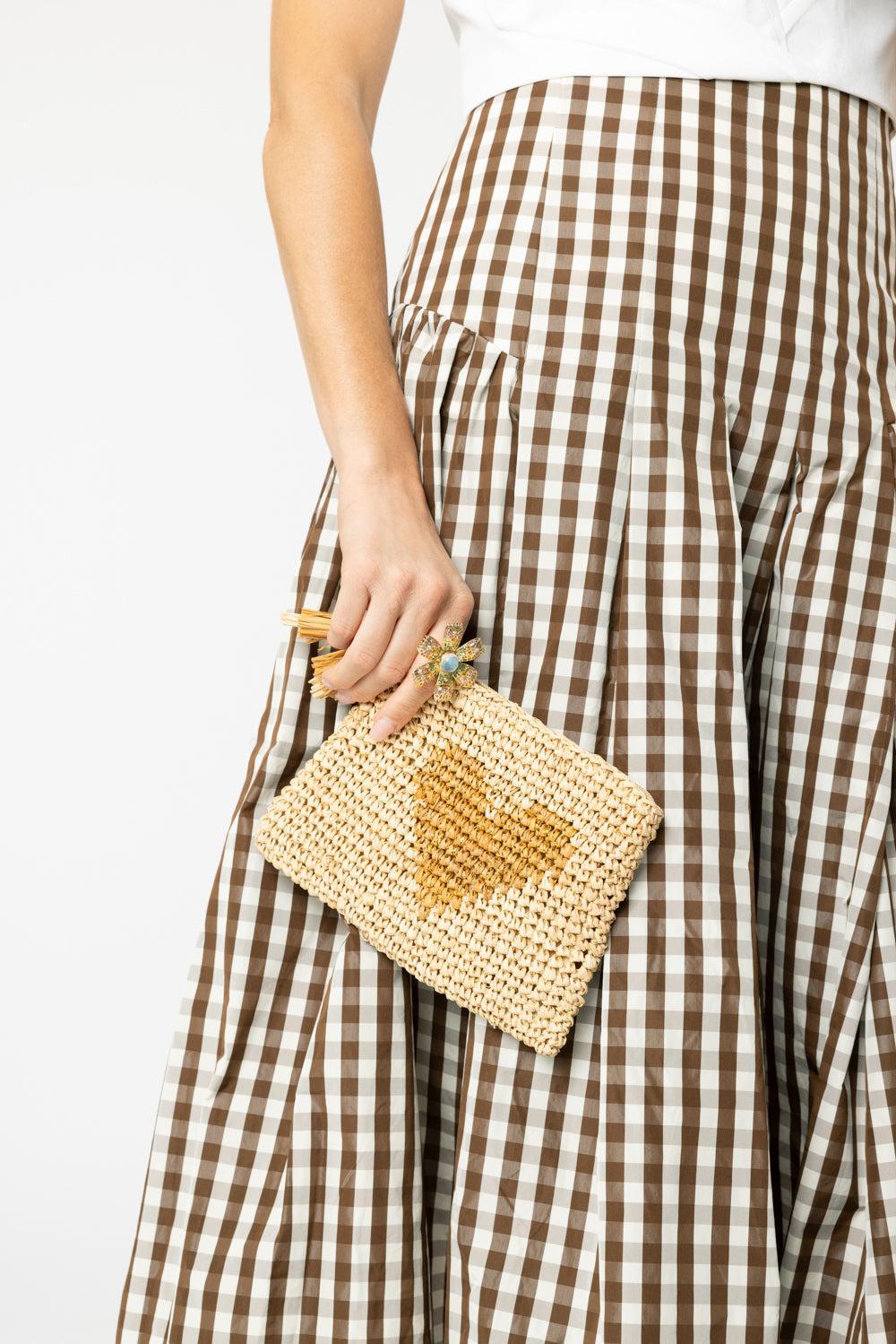 Small Heart Zip Pouch-NATURAL-HANDBAGCLUTCHES-AERIN LAUDER