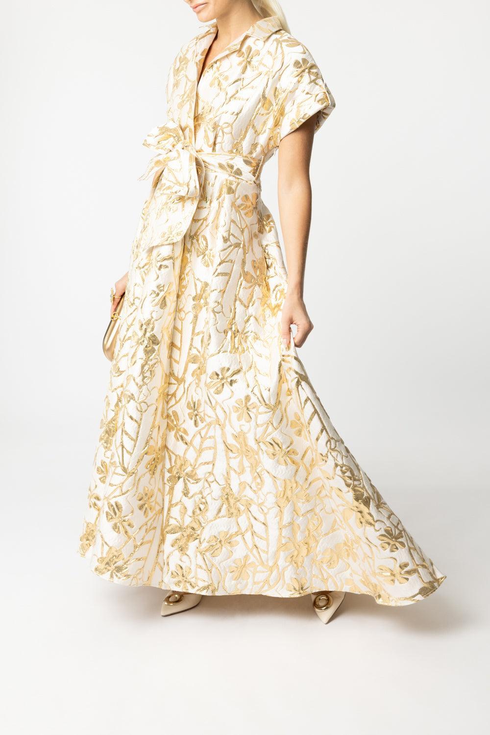 Frankel Gown-LIQDGOLD-6-CLOTHINGDRESSGOWN-TEMPERLEY LONDON