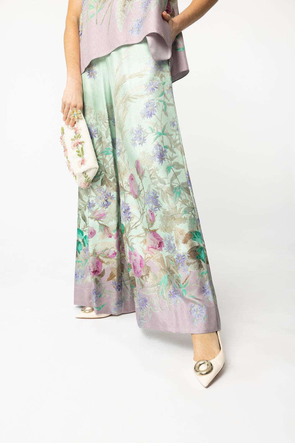 Palazzo Pants - Heath Placee-HEATHPLC-XS-CLOTHINGPANTWIDE LEG-LA DOUBLEJ