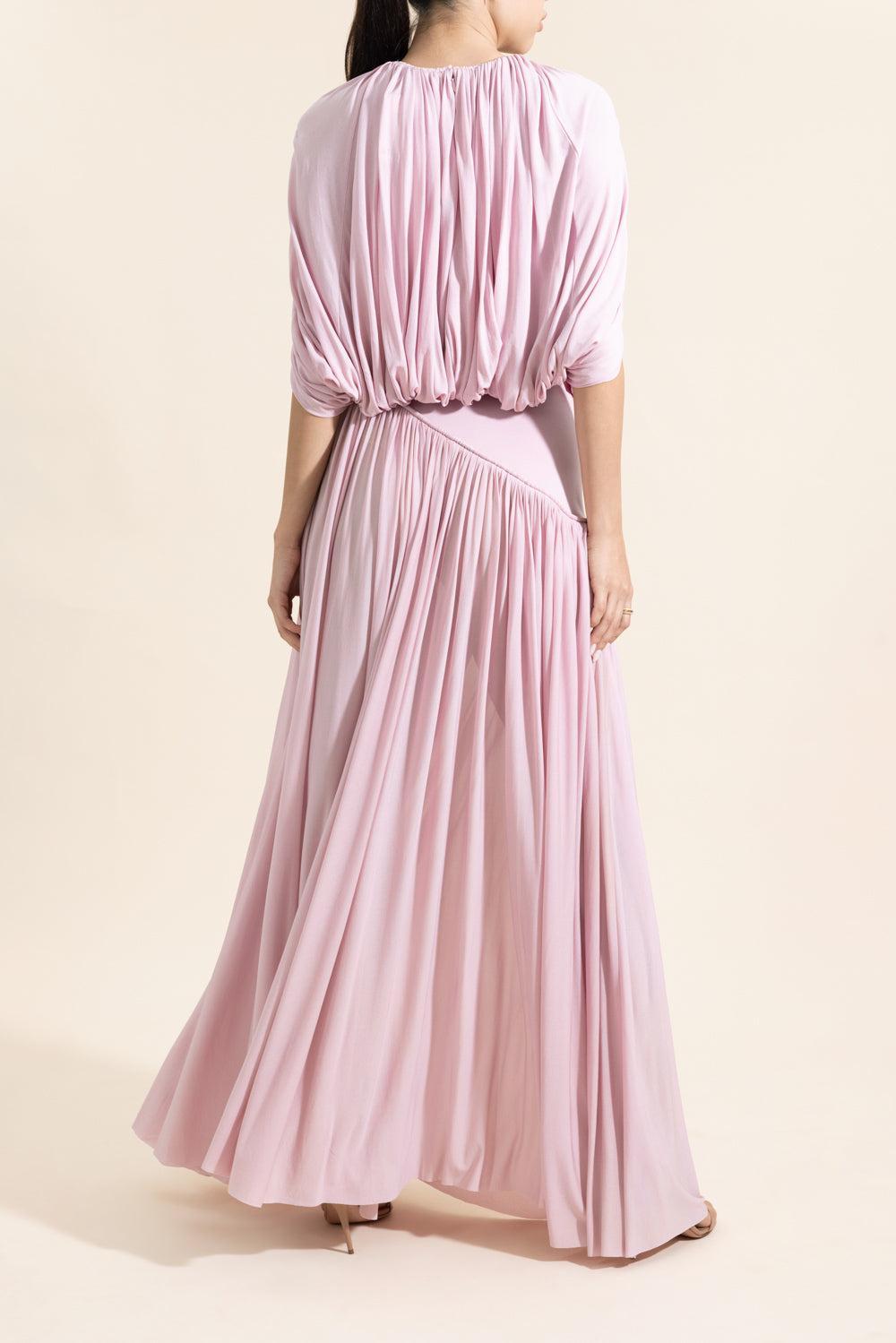 Alchemy Asymmetric Skirt-PINK-1-CLOTHINGSKIRTMAXI-ZIMMERMANN