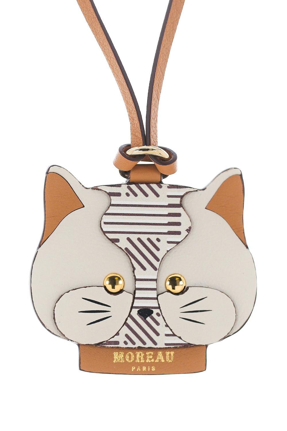 Cat Charm-CREAM-HANDBAGACCESSORIES-MOREAU