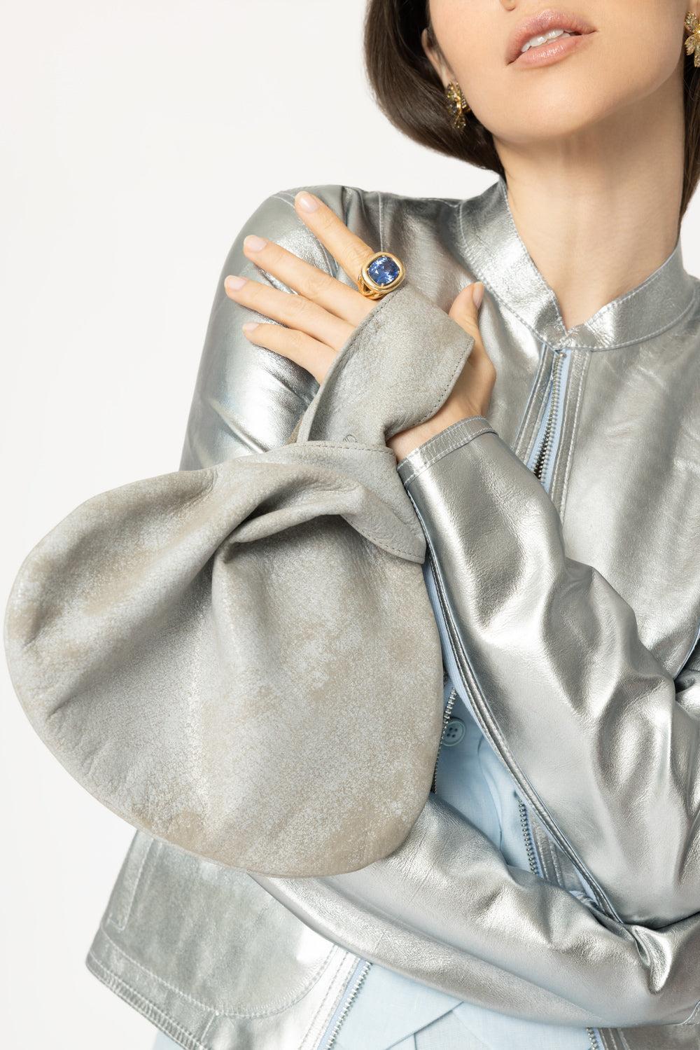 Nexus Clutch - Faded Gray-FADDGRAY-HANDBAGCLUTCHES-MARY SMALLWOOD