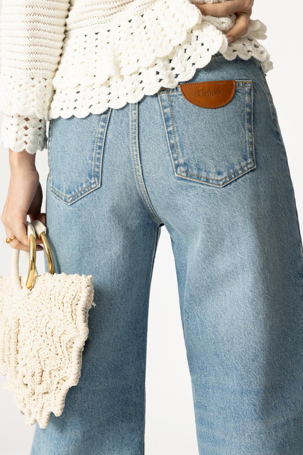 Frayed Edge Jeans-ICEDBLUE-26-CLOTHINGPANTDENIM-CHLOÉ