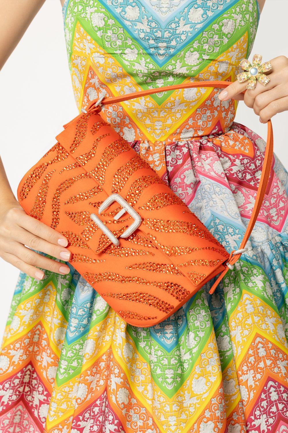 Habibi Bag - Papaya Ramage-PAPYARMG-O/S-HANDBAGTOP HANDLE-GEDEBE