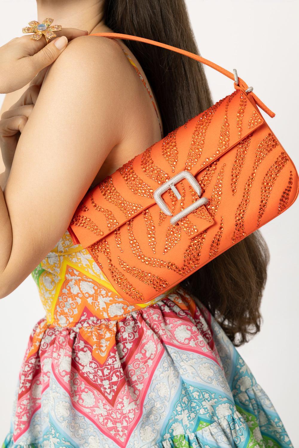 Habibi Bag - Papaya Ramage-PAPYARMG-O/S-HANDBAGTOP HANDLE-GEDEBE