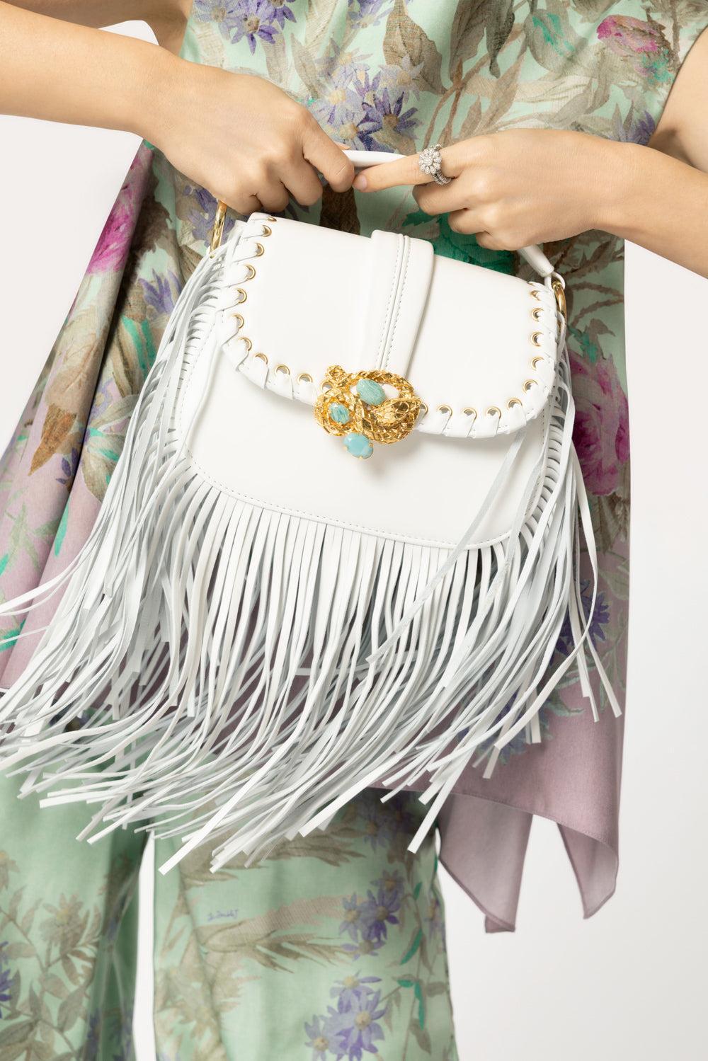 Alice Fringe Bag - White-WHITE-O/S-HANDBAGTOP HANDLE-GEDEBE