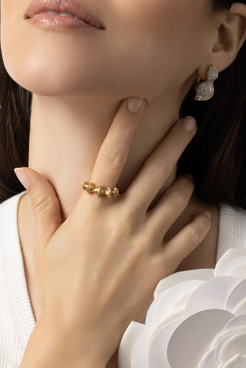 Chrona Band Ring-YELLOW GOLD-6.5-JEWELRYFINE JEWELRING-VRAM