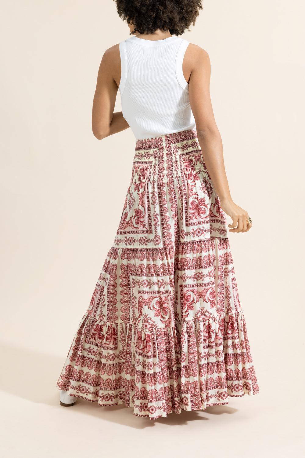 Emilia Skirt-CREAM-XS-CLOTHINGSKIRTMAXI-CARA CARA