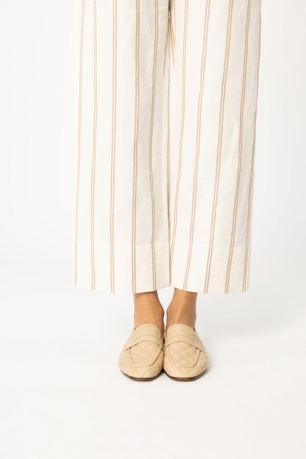 Essenziale Loafers - Quilted Cream-CREAM-36-SHOEFLAT SHOE-SOPHIQUE