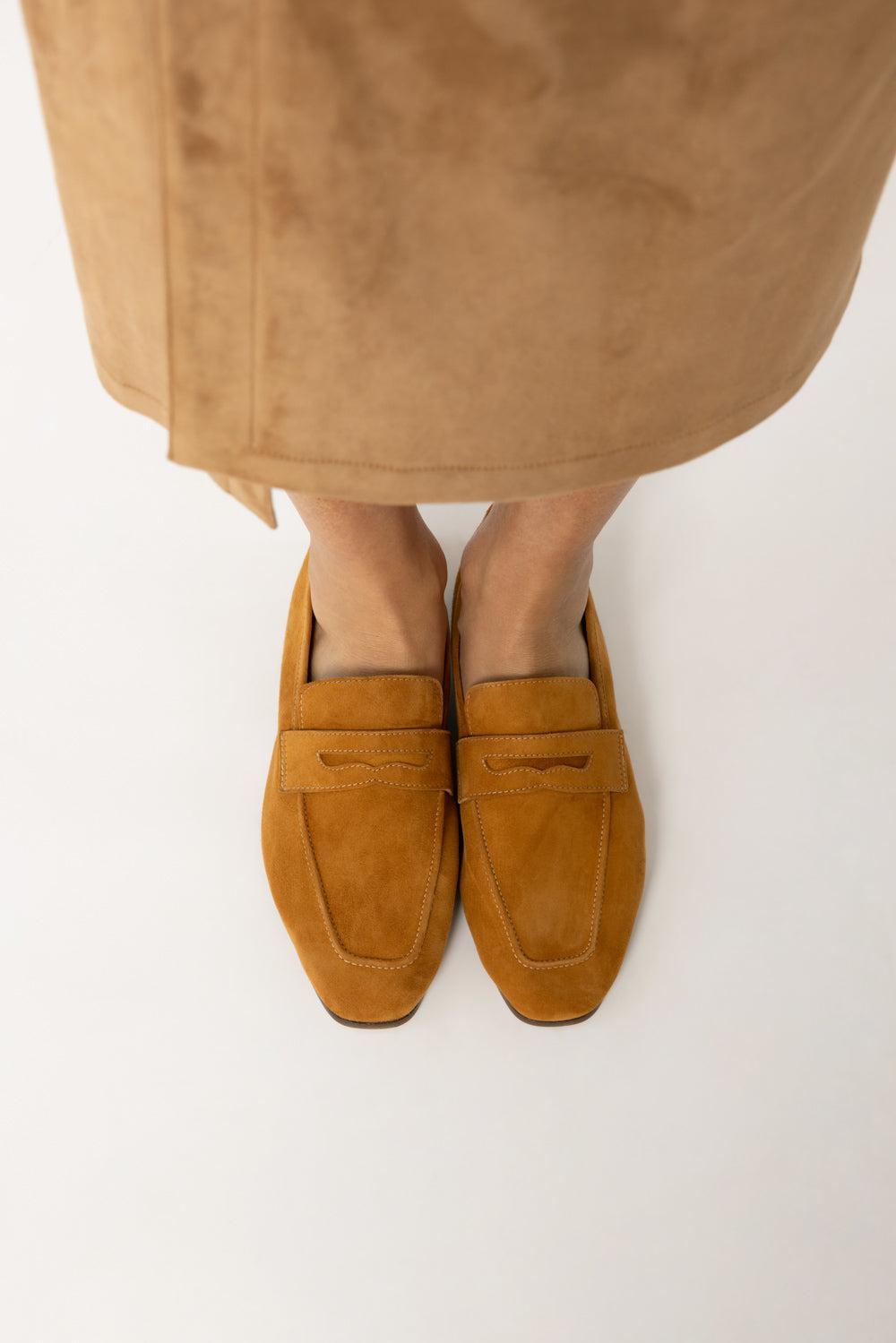 Essenziale Loafers - Cognac-COGNAC-36-SHOEFLAT SHOE-SOPHIQUE