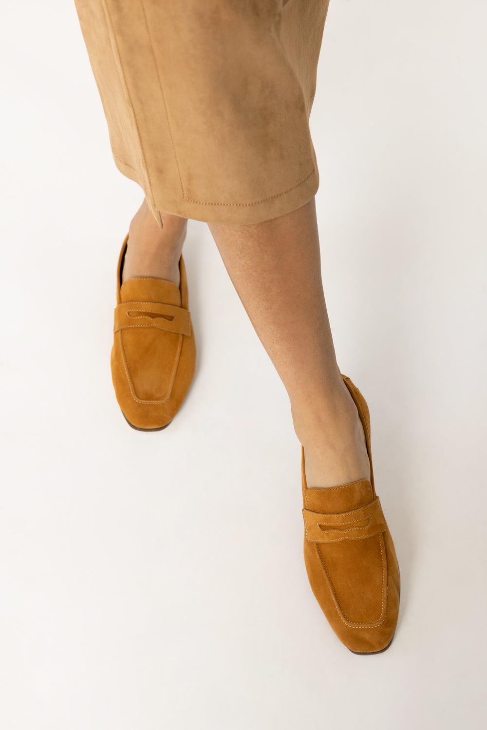 Essenziale Loafers - Cognac-COGNAC-36-SHOEFLAT SHOE-SOPHIQUE