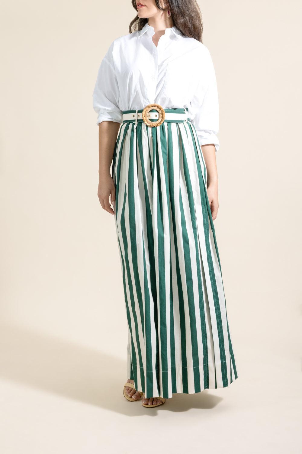 Greenfield Skirt-STRIPE-2-CLOTHINGSKIRTMAXI-CARA CARA