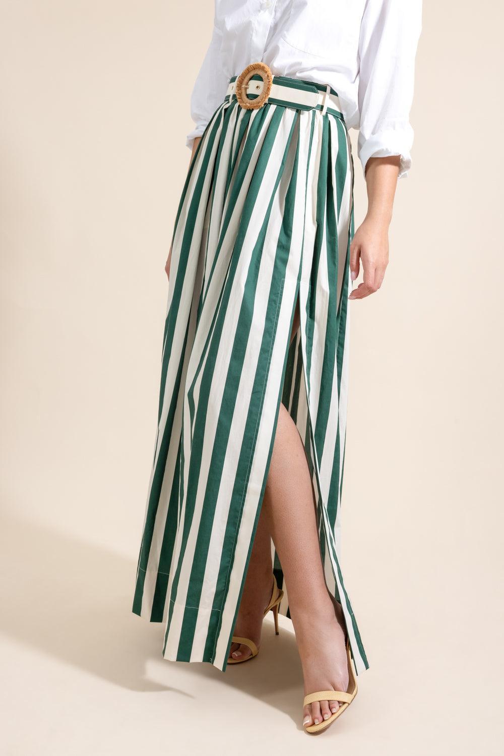 Greenfield Skirt-STRIPE-2-CLOTHINGSKIRTMAXI-CARA CARA