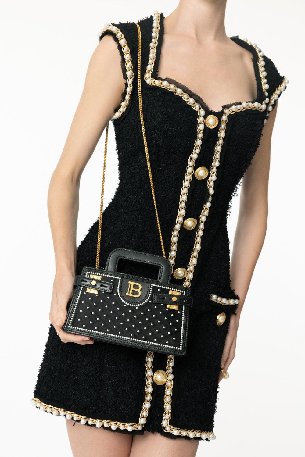 Open Neck Chain Detail Dress-NOIBLNC-36-CLOTHINGDRESSCASUAL-BALMAIN