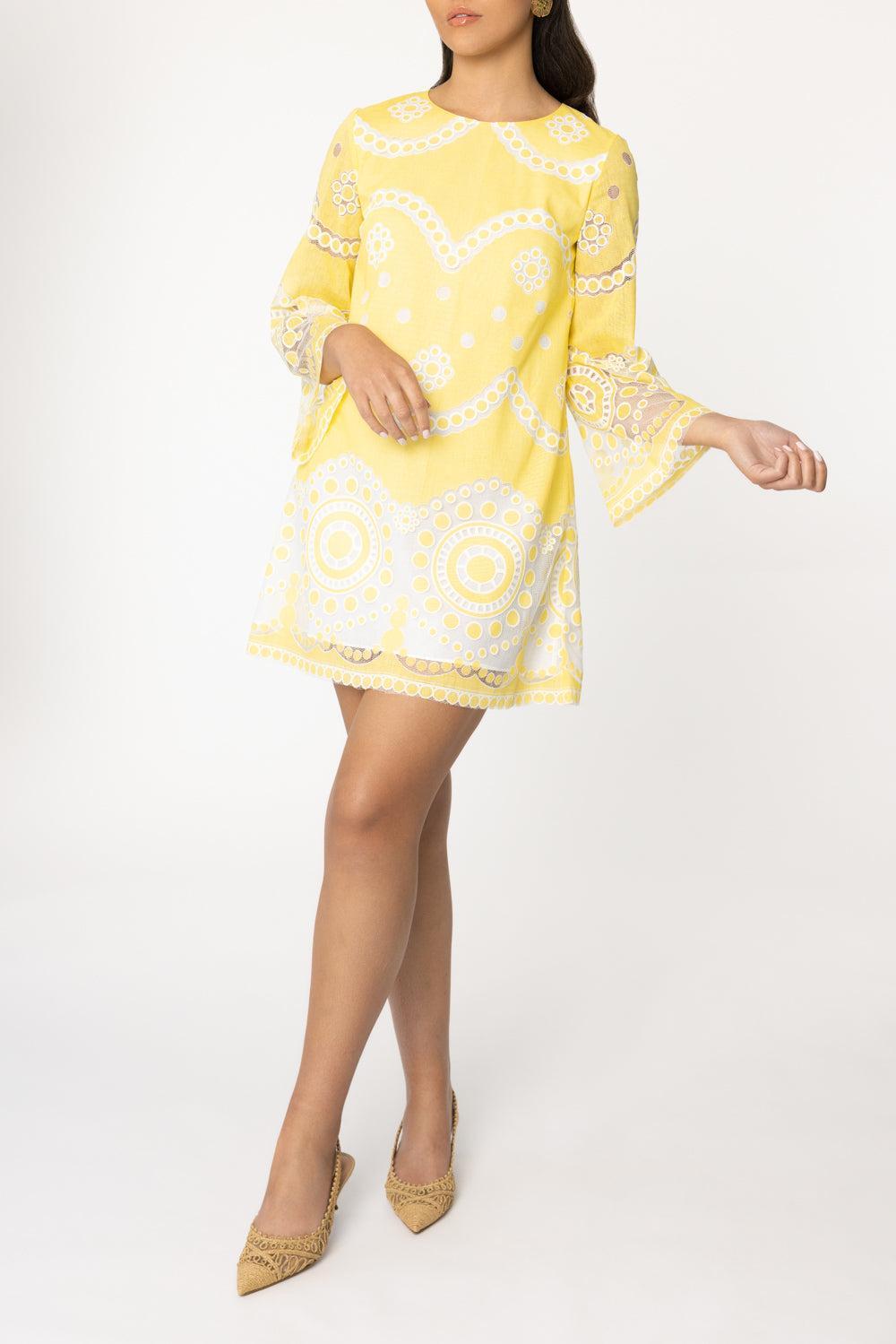 Stevie Dress-YELLOW-2-CLOTHINGDRESSCASUAL-BORGO DE NOR