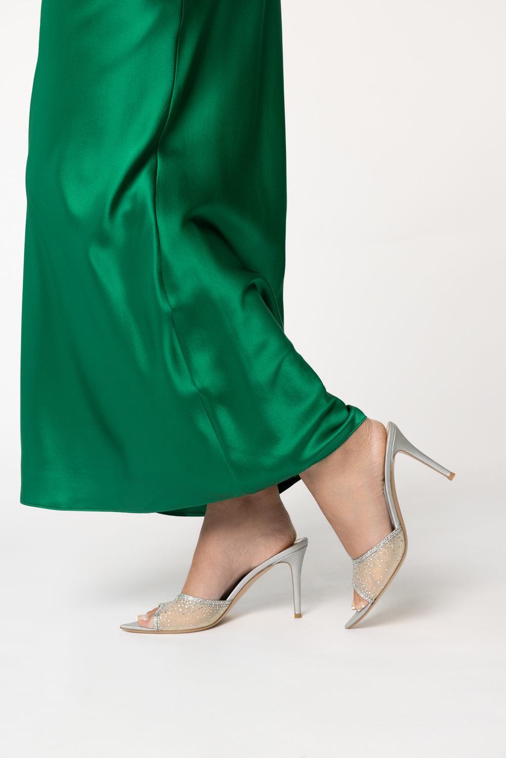 Rania Mule-SLV/NUDE-36-SHOESANDAL-GIANVITO ROSSI