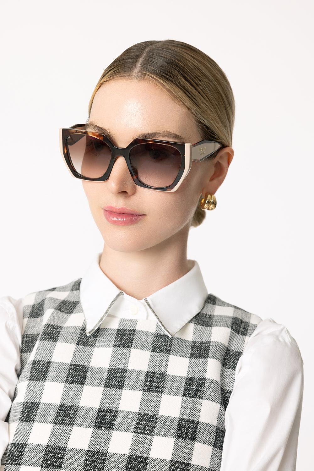 Oversized Cat Eye Sunglasses-TORTPWBR-ACCESSORIESUNGLASSES-PRADA