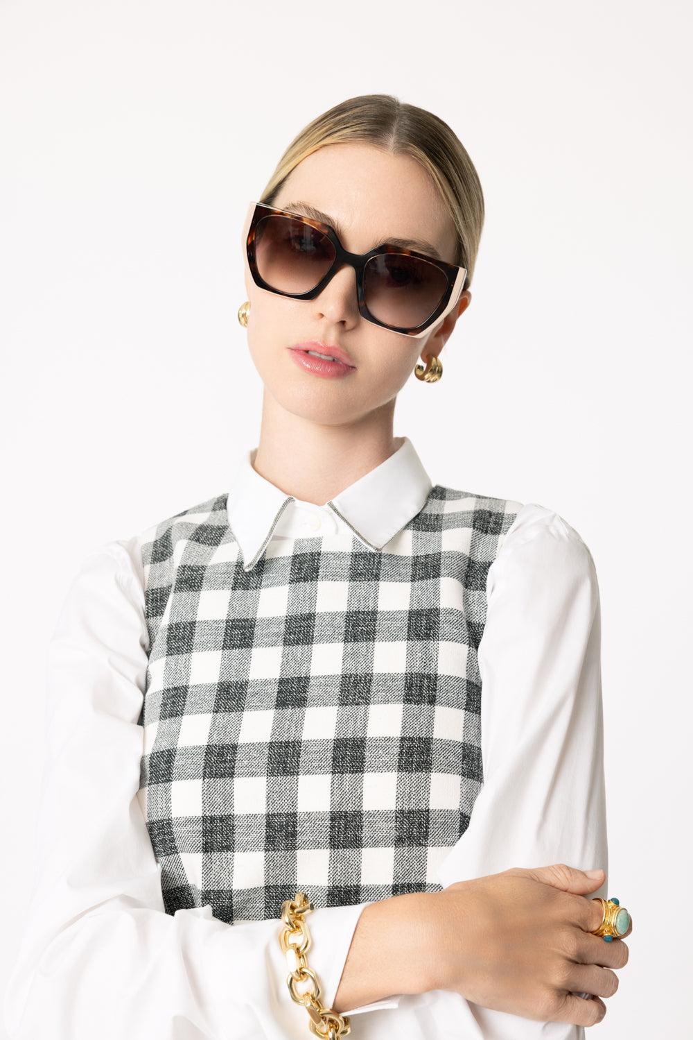 Oversized Cat Eye Sunglasses-TORTPWBR-ACCESSORIESUNGLASSES-PRADA